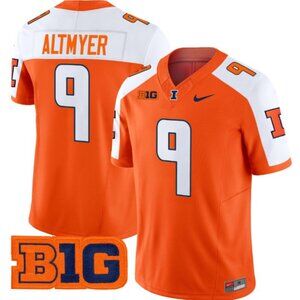 Mens Youths Kids Womens Luke Altmyer Stitched Jersey Vapor Orange White